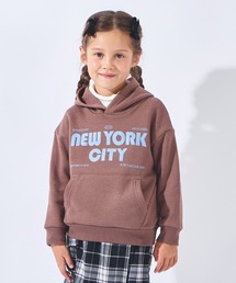 ever closet（エバークローゼット）の「裏起毛プリントパーカー（パーカー）」