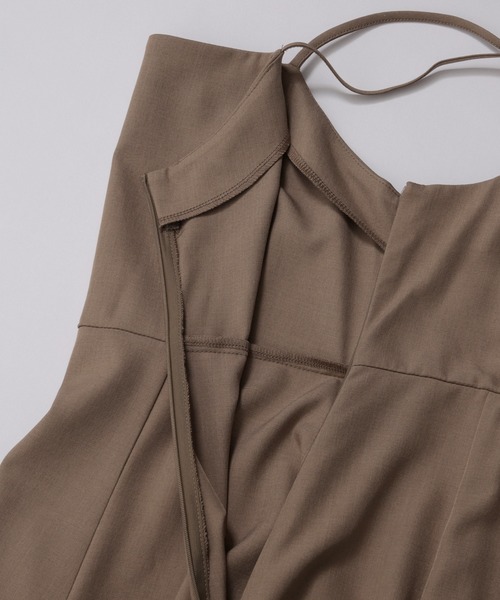 nouvellemoi（ヌーベルモイ）の「フレアキャミワンピース（ワンピース・レディース・ブラック/アイボリー/ベージュ系その他/グレー・L/M/S）」の9枚目の写真