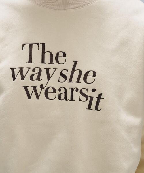 マシンウォッシュ】刺繍ロゴスウェット（スウェット）｜cloenc