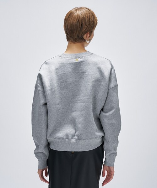 cloenc（クロエンス）の「【マシンウォッシュ】刺繍ロゴスウェット（スウェット・レディース・ホワイト系3/グレー系/ネイビー系・02）」の12枚目の写真