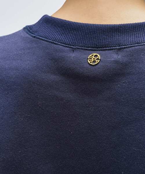 cloenc（クロエンス）の「【マシンウォッシュ】刺繍ロゴスウェット（スウェット・レディース・ホワイト系3/グレー系/ネイビー系・02）」の21枚目の写真