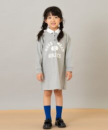 and D. petit main（アンドディープティマイン）の「【男女リンク】カレッジプリントラガーワンピ（ワンピース）」