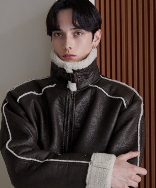 LUENNA（ルエナ）の「【LUENNA】Fake Mouton Short Boa Jacket