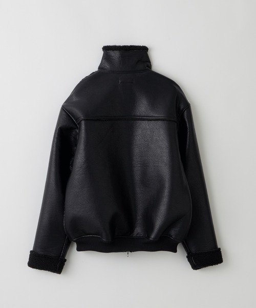 セール】【LUENNA】Fake Mouton Short Boa Jacket / フェイクムートン