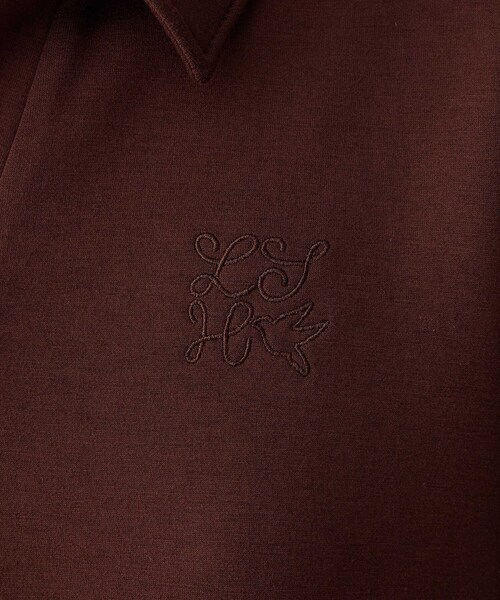 LE SOUK HOLIDAY（ルスークホリデー）の「ダンボールスキッパーネックプルオーバー（Tシャツ/カットソー・レディース・ブラック/チャコールグレー/ダークブラウン・M/L）」の17枚目の写真