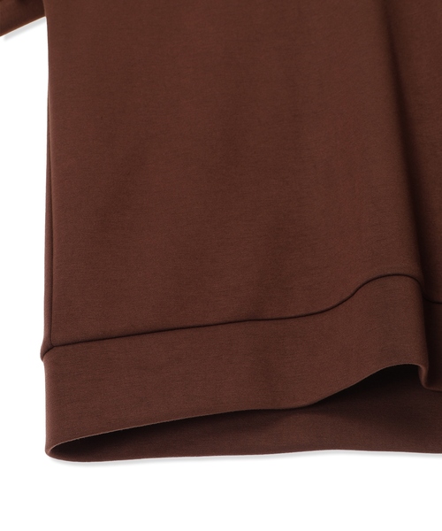 LE SOUK HOLIDAY（ルスークホリデー）の「ダンボールスキッパーネックプルオーバー（Tシャツ/カットソー・レディース・ブラック/チャコールグレー/ダークブラウン・M/L）」の11枚目の写真