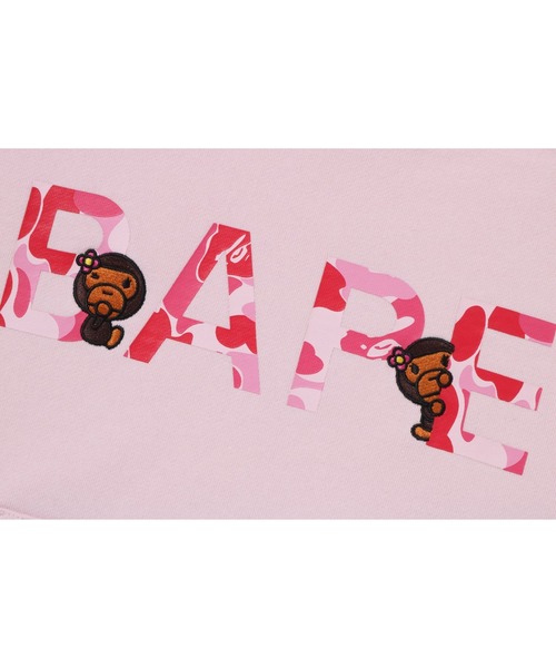 A BATHING APE（アベイシングエイプ）の「ABC CAMO LOGO WITH BABY LISA PULLOVER HOODIE（パーカー・レディース・ブルー/ピンク・SMALL/MEDIUM）」の6枚目の写真