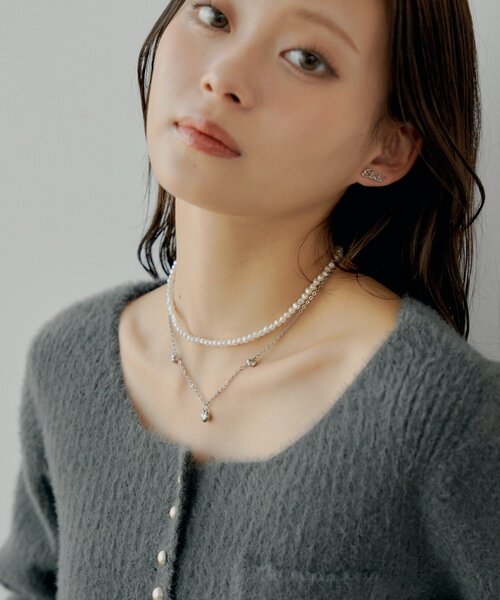 Chico（チコ）の「パールネックレスセット（ネックレス・レディース・シルバー/ゴールド・FREE）」の2枚目の写真