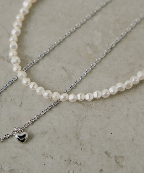 Chico（チコ）の「パールネックレスセット（ネックレス・レディース・シルバー/ゴールド・FREE）」の5枚目の写真