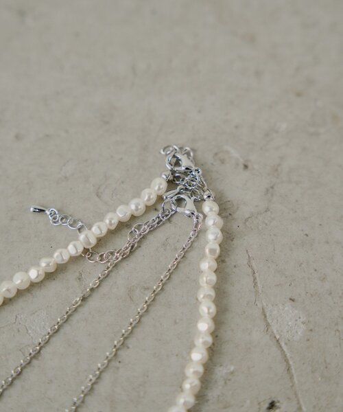 Chico（チコ）の「パールネックレスセット（ネックレス・レディース・シルバー/ゴールド・FREE）」の3枚目の写真