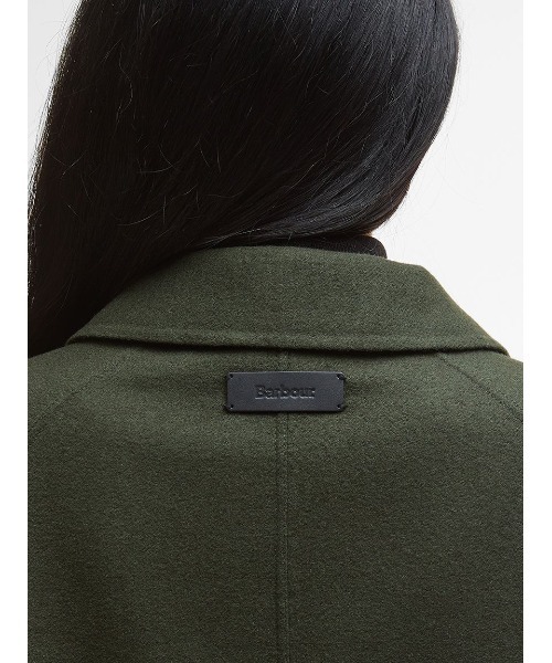 Barbour(バブアー)の「Leoni オーバー シャツジャケット(レディース)(シャツ/ブラウス・レディース・ブラック/オリーブ・6/8)」の7枚目の写真