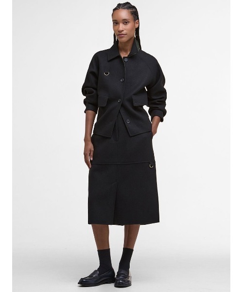 Barbour(バブアー)の「Leoni オーバー シャツジャケット(レディース)(シャツ/ブラウス・レディース・ブラック/オリーブ・6/8)」の9枚目の写真
