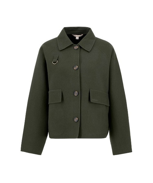 Barbour(バブアー)の「Leoni オーバー シャツジャケット(レディース)(シャツ/ブラウス・レディース・ブラック/オリーブ・6/8)」の15枚目の写真