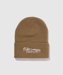 Philip Lumbang（フィリップランバン）の「Philip Lumbang ロゴ刺繍ニットキャップ（ニットキャップ/ビーニー）」