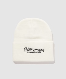Philip Lumbang（フィリップランバン）の「Philip Lumbang ロゴ刺繍ニットキャップ（ニットキャップ/ビーニー）」