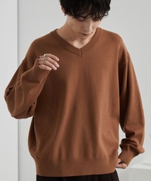 オーバーサイズ」に該当するニット/セーター（Vネック）ファッション