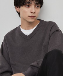 オーバーサイズ」に該当するレディースのニット/セーター（グレー/灰色