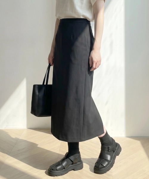 cammie（キャミー）の「ペンシルスカート（スカート・レディース・ブラック/グレー・L/M）」の2枚目の写真