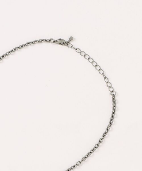 Figments（フィグメンツ）の「アンティークラウンドタグネックレス（ネックレス・レディース・シルバー・FREE）」の2枚目の写真