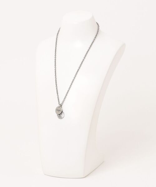 Figments（フィグメンツ）の「アンティークラウンドタグネックレス（ネックレス・レディース・シルバー・FREE）」の3枚目の写真