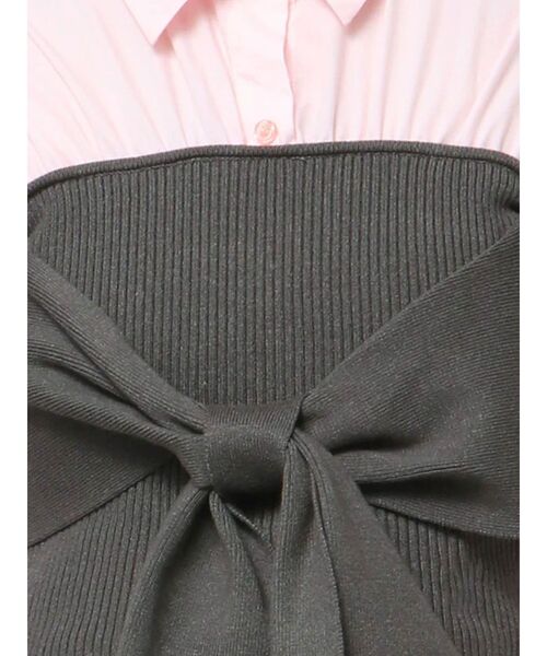 MERCURYDUO（マーキュリーデュオ）の「ビスチェドッキングシャツ（シャツ/ブラウス・レディース・ピンク/ブルー/オフホワイト・FREE）」の19枚目の写真