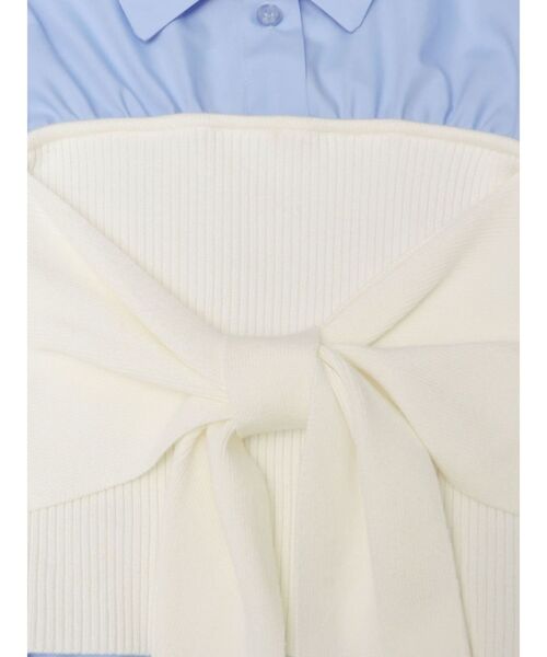 MERCURYDUO（マーキュリーデュオ）の「ビスチェドッキングシャツ（シャツ/ブラウス・レディース・ピンク/ブルー/オフホワイト・FREE）」の20枚目の写真