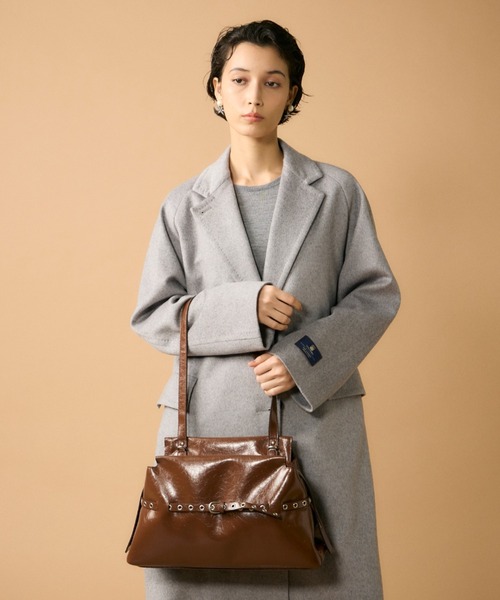 DELL'EST(デルエスト)の「STRIN BAGトートバッグ《DELL'EST》(ショルダーバッグ・レディース・ブラウン/ブラック・フリー)」の12枚目の写真
