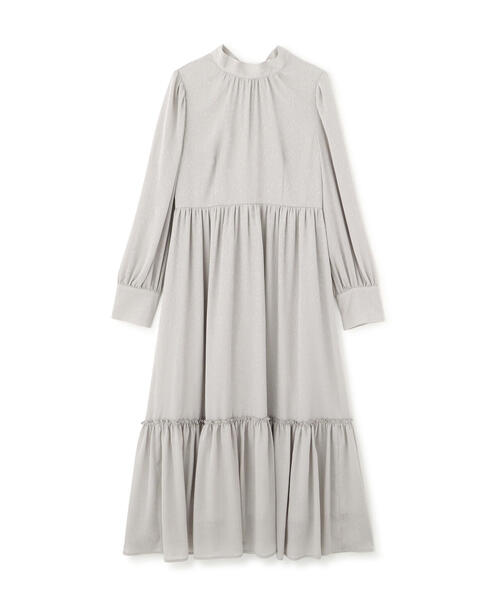 セール】◇バックリボンジャガードワンピース（ワンピース）｜NATURAL