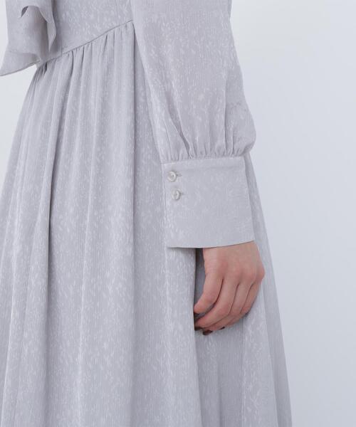 NATURAL BEAUTY BASIC(ナチュラルビューティーベーシック)の「◇バックリボンジャガードワンピース(ワンピース・レディース・ダークブラウン/グレー/オフホワイト・MEDIUM/P/S)」の21枚目の写真