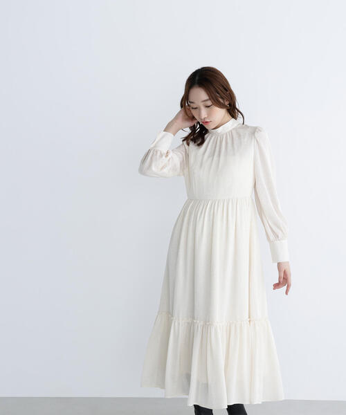 ★新品未使用★24ssナチュラルビューティーベーシック　★ジャガードワンピース 楽天市場】【SALE／50%OFF】カットジャガードワンピース NATURAL