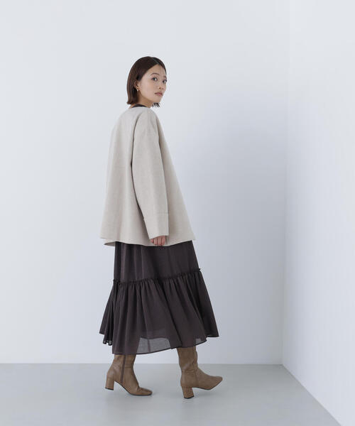 セール】◇バックリボンジャガードワンピース（ワンピース）｜NATURAL