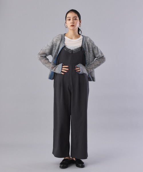 セール】レースキャミオールインワン（ワンピース）｜Muscat