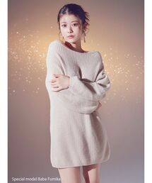 SNIDEL | ラクーンミニニットワンピース(ワンピース)