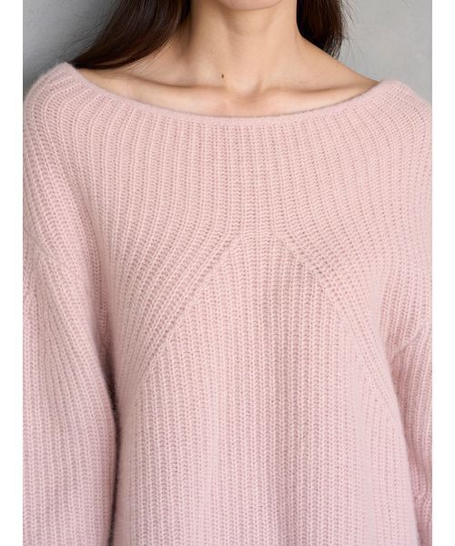 SNIDEL(スナイデル)の「ラクーンミニニットワンピース(ワンピース・レディース・ライトベージュ/チャコールグレー/ピンク・F)」の16枚目の写真