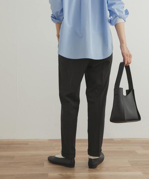 URBAN RESEARCH DOORS(アーバンリサーチドアーズ)の「ツイルストレッチテーパードイージーパンツ(その他パンツ・レディース・ブラック/カーキ/チャコールグレー・MEDIUM/X-SMALL/SMALL)」の18枚目の写真