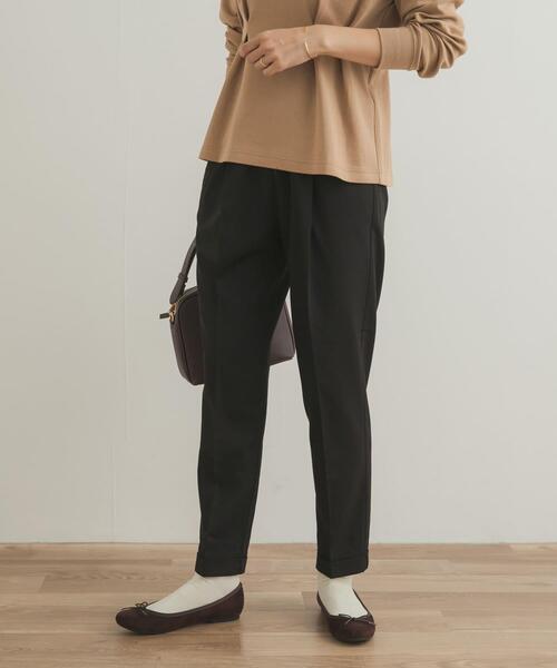 URBAN RESEARCH DOORS(アーバンリサーチドアーズ)の「ツイルストレッチテーパードイージーパンツ(その他パンツ・レディース・ブラック/カーキ/チャコールグレー・MEDIUM/X-SMALL/SMALL)」の14枚目の写真