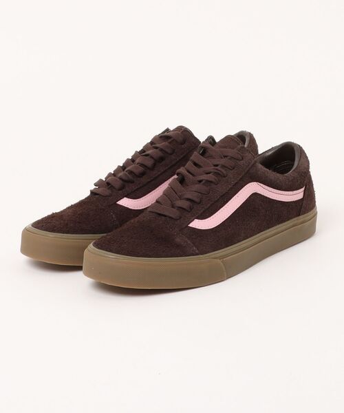 VANS(バンズ)の「VANS-OLD SKOOL RIBBON(スニーカー・メンズ・ブラウン/ピンク・26.0cm/27.0cm/28.0cm)」の1枚目の写真