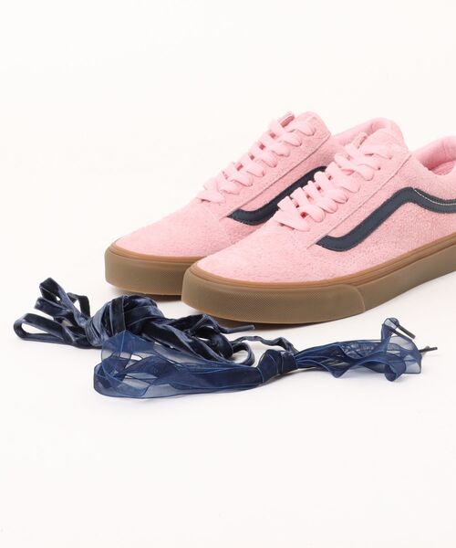 VANS(バンズ)の「VANS-OLD SKOOL RIBBON(スニーカー・メンズ・ブラウン/ピンク・26.0cm/27.0cm/28.0cm)」の5枚目の写真