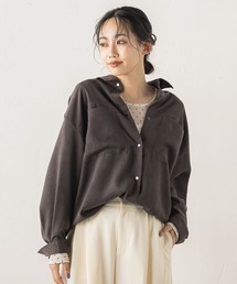 Droite lautreamont | フェイクスエードシャツ≪洗濯機で洗える≫(シャツ/ブラウス)