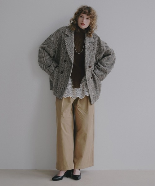 BAYFLOW(ベイフロー)の「【EF(エフ)】ボディースーツニット(WOMEN)(ニット/セーター・レディース・ブラウン/グリーン/チャコール・FREE)」の10枚目の写真