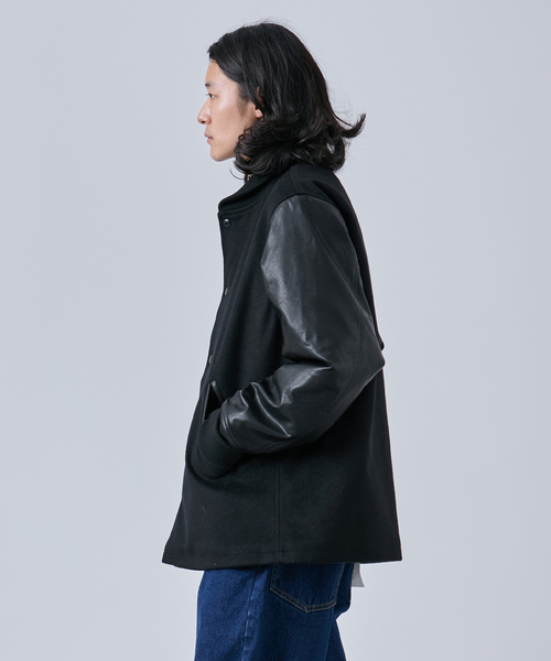 セール】タスマニアウール ウインドシャフト バーシティージャケット