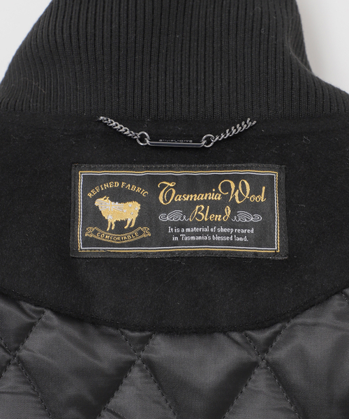 セール】タスマニアウール ウインドシャフト バーシティージャケット