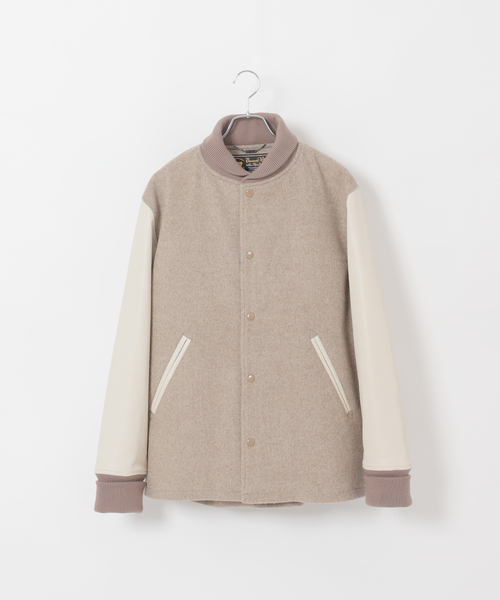 タスマニアウール ウインドシャフト バーシティージャケット