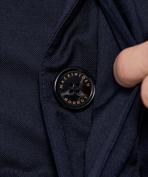 MACKINTOSH LONDON（マッキントッシュ ロンドン）の「【WEB・一部店舗限定】【DUNFORD HOOD】サキソニーツイルフーデッドアウター（ダウンジャケット/コート・メンズ・ネイビー/チャコールグレー・38/40/42）」の10枚目の写真