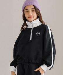 coca（coca） | キッズ　ハーフジップライントップス(Tシャツ/カットソー)