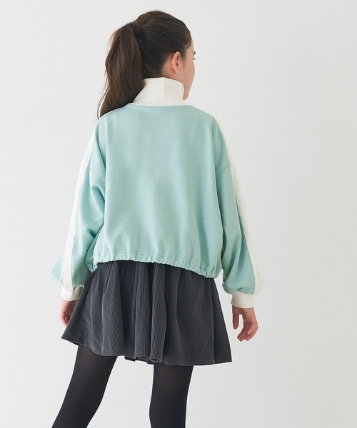 coca（coca）（コカ）の「キッズ　ハーフジップライントップス（Tシャツ/カットソー・キッズ・ブラック/ライトグリーン・130/120/150/140）」の11枚目の写真