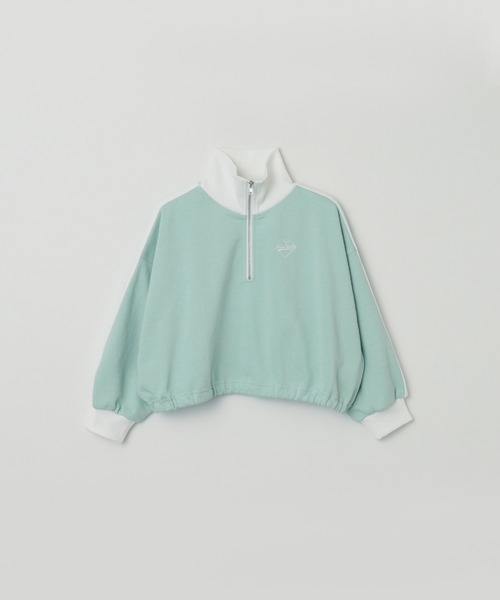 coca（coca）（コカ）の「キッズ　ハーフジップライントップス（Tシャツ/カットソー・キッズ・ブラック/ライトグリーン・130/120/150/140）」の20枚目の写真