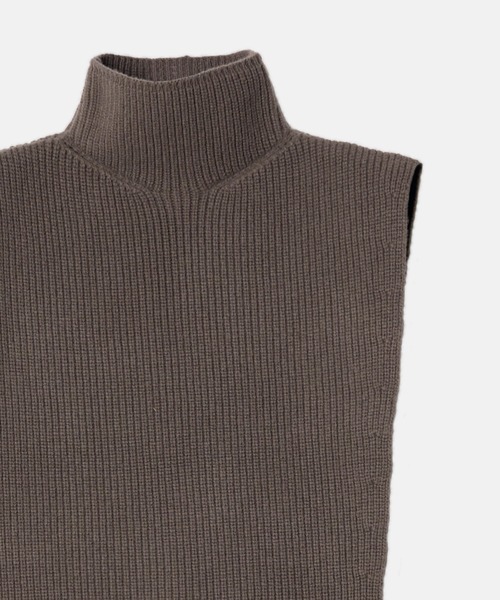 LE CIEL BLEU(ルシェルブルー)の「アシンメトリックニットベスト / Asymmetric Knit Vest(ニット/セーター・レディース・ブラウン/グレー/アイボリー・36)」の16枚目の写真