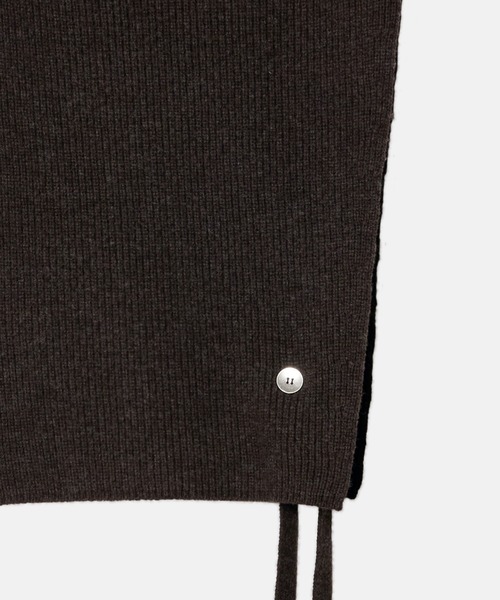 LE CIEL BLEU(ルシェルブルー)の「アシンメトリックニットベスト / Asymmetric Knit Vest(ニット/セーター・レディース・ブラウン/グレー/アイボリー・36)」の5枚目の写真