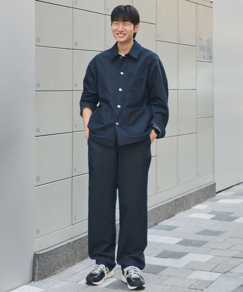 MUSINSA STANDARD（ムシンサスタンダード）の「デニムライクオフィサーパンツ [ディープインディゴ]（スラックス・メンズ・その他・29/30/31/33/26/27/28/40/38/42/36/34/32）」の17枚目の写真